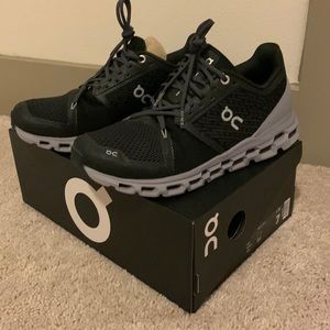 On Running Cloudstratus Black | Lilac, Women’s Size 7